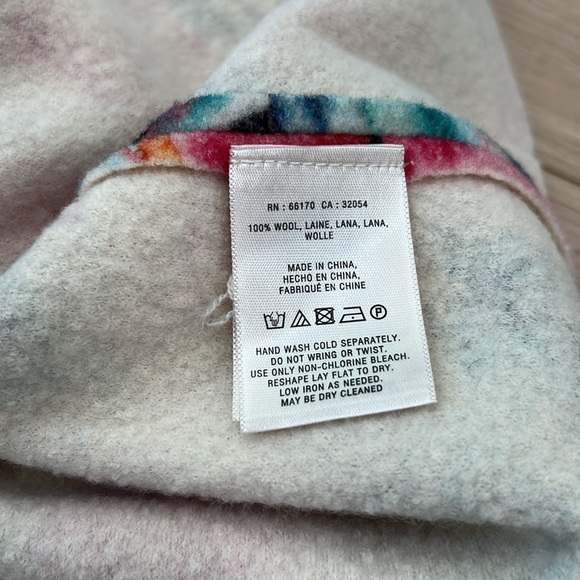 NWT Anthropologie Sleeping on Snow Winter Blossom Wool Jacket - Picture 5 of 14